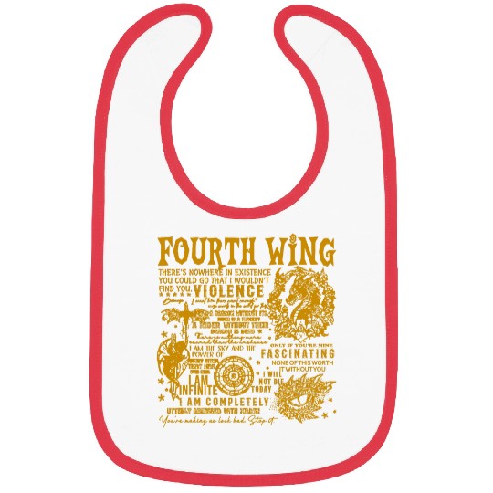 Dragon Pet Fourth Wing Fantasy Book Romantasy Dragons Yarros Basgiath Bibs