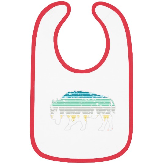 Cow Pet Bisons Buffalo Farmer Animal Nature Cattle Cow Woods Forest Bibs