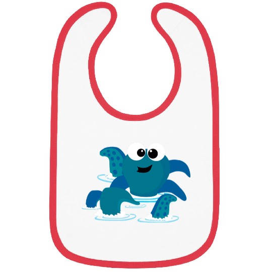 Octopus Pet water cute funny Bibs