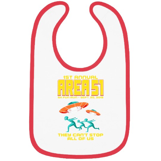 Aliens UFO Annual Area 51 5K Fun Run Alien Raid Bibs