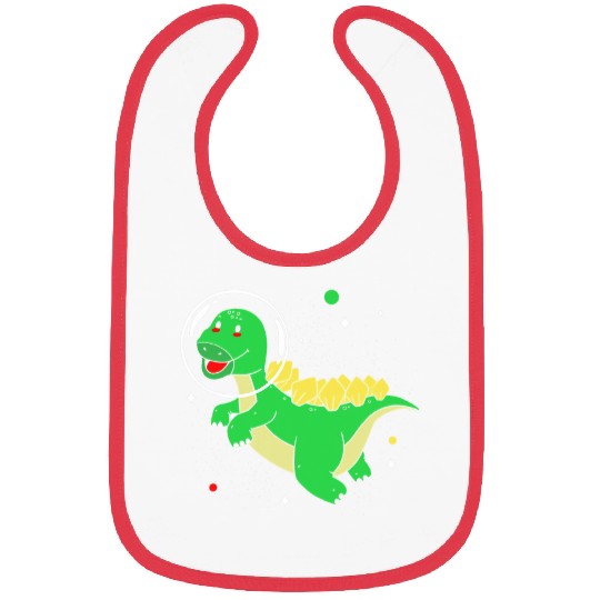 Dinosaur Pet Lover Dinosaur Astronaut Stegosaurus Bibs