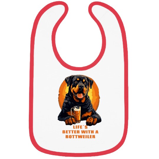 Rottweiler Pet Das Leben ist besser mit einem RottweilerRottie Rotweiler Bibs