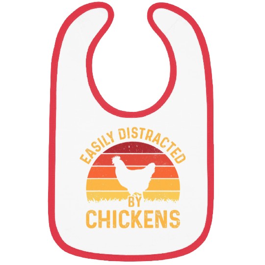 Chicken Pet Easily distracted by Chickens Harvest Farming Barn Cattle 7 Bibs
