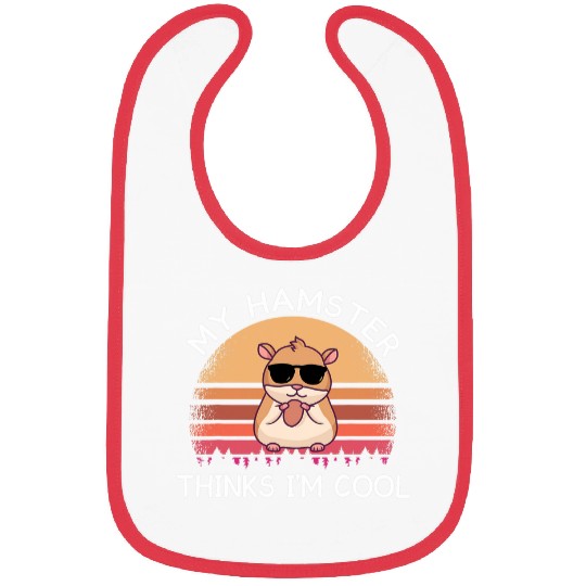Guinea Pig Pet my hamster thinks im cool guinea pig lover Bibs