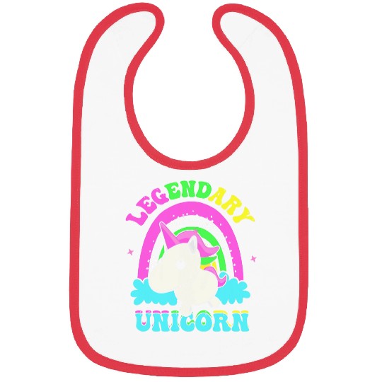 Unicorn Pet The Legendary Unicorn Adopt Me Gaming Illustration Bibs