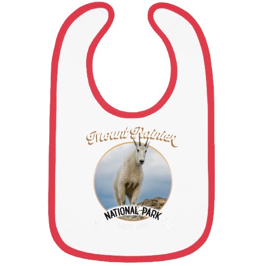 Goats Pet Mount Rainier National Park Souvenir Camping Climbing Bibs