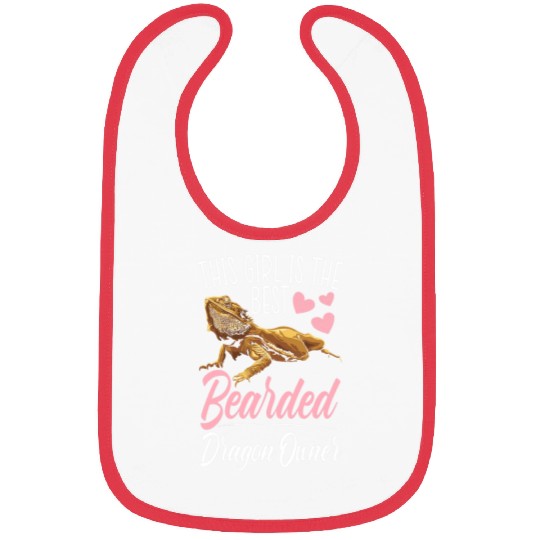 Bearded Dragon Pet Gecko Lizard Bearded Dragon Girl Bibs