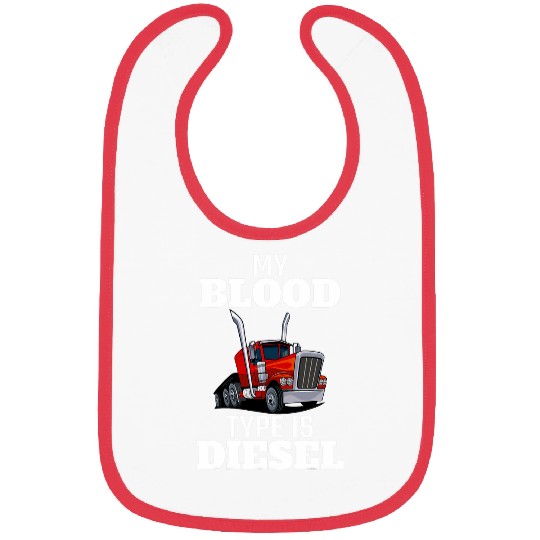 Truck Fun Funny 18 Wheeler Truck Driver Trailer Trucker 5 Bibs
