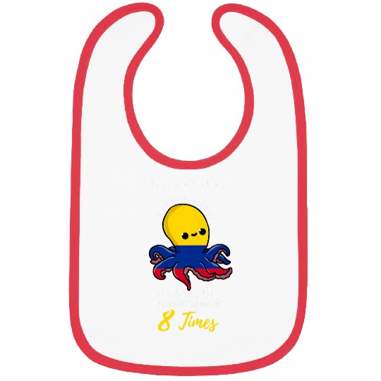 Octopus Pet Womens Funny Colombian Octopus Quote Colombian Women Bibs