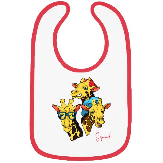 Giraffe Pet Squad Bibs