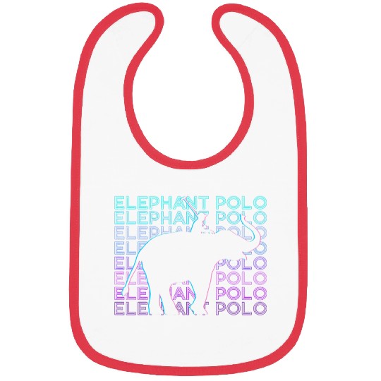 Elephant Mammal polo Retro 7 Bibs