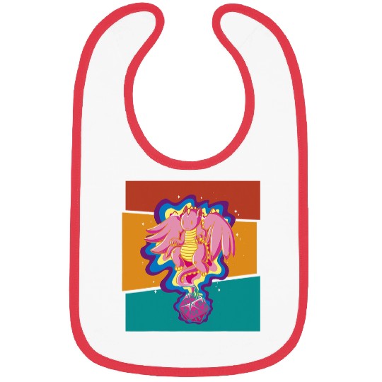 Dragon Pet vintages Fantasy Game Role Playing Dice Bibs
