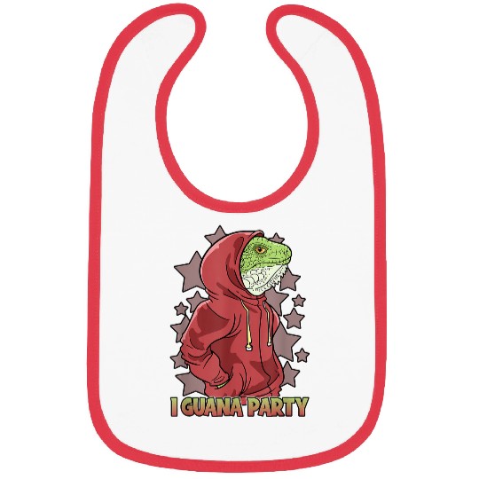 Iguana Pet I Guana Party Iguana Lizard Bibs