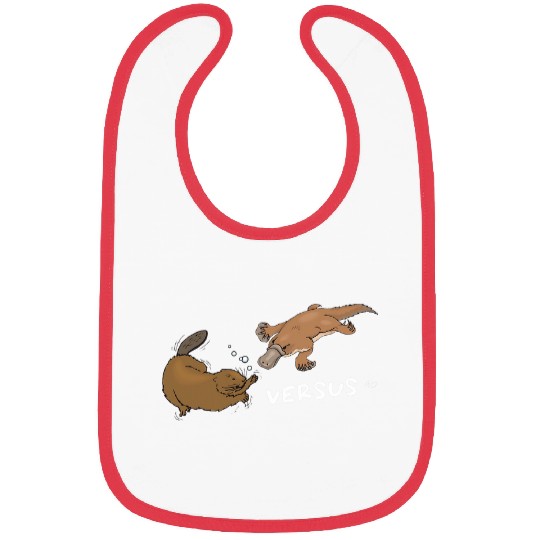 Beaver Pet cute animal Platypus beaver funny Bibs