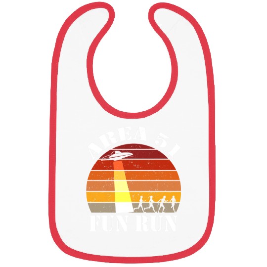 Aliens UFO Area 51 Fun Run Aliens UFO Roswell Alien Flying Objects Bibs