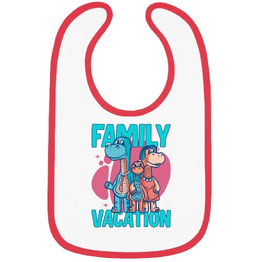 Dinosaur Pet Family Vacation Bibs