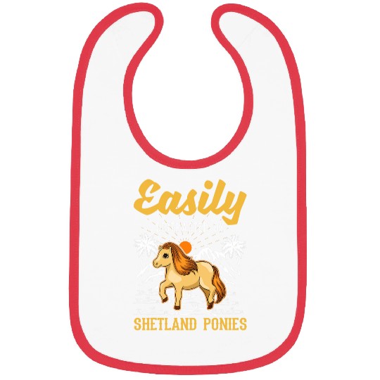 Horse Pet Easily distracted by Shetland Ponies 1 Bibs