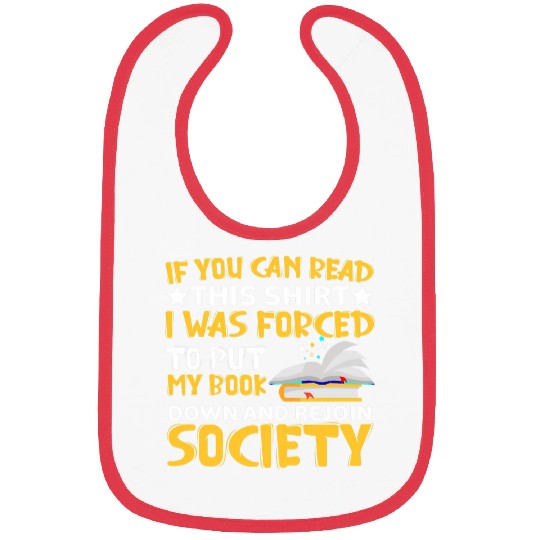 Book Fun Rejoin Society Book Lover Bookworm Libary Bibs