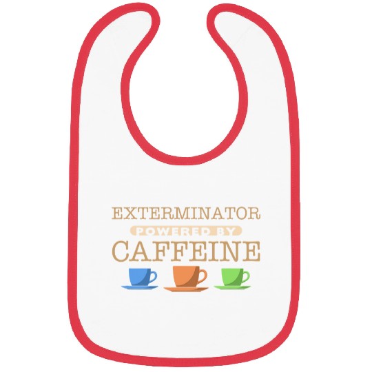 Exterminator Powered by Caffeine Bibs