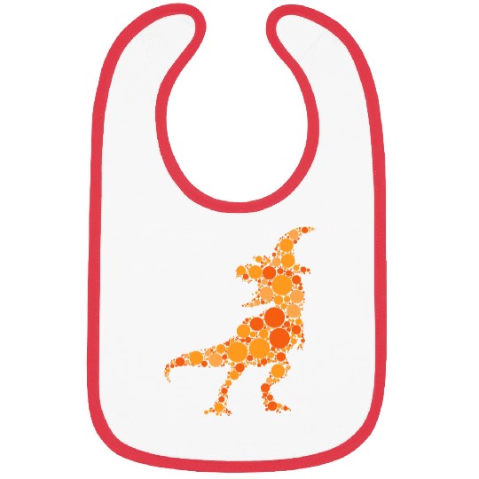 Dinosaur Pet Polka Dot T rexs Dinosaur International Dot Day Halloween Bibs