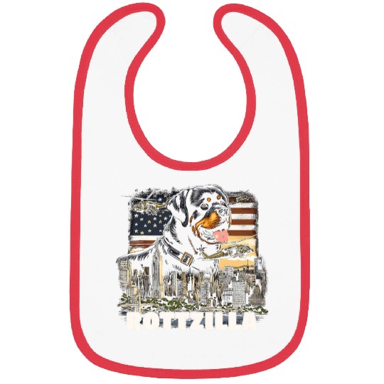 Rottweiler Pet Funny Rottzilla Rottweiler Dog Owner Bibs
