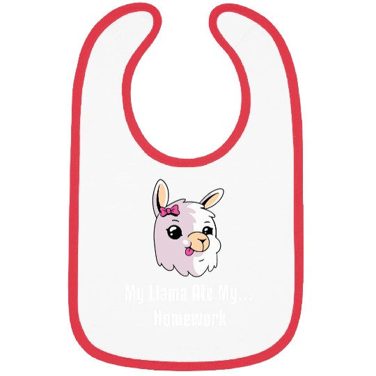 Llama Pet Funny Sarcastic Llama Lover Farm Animal Quote For A Student 9 Bibs