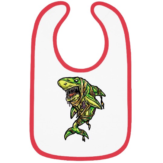 Shark Pet Mummy Shark Boys Halloween 3 Bibs