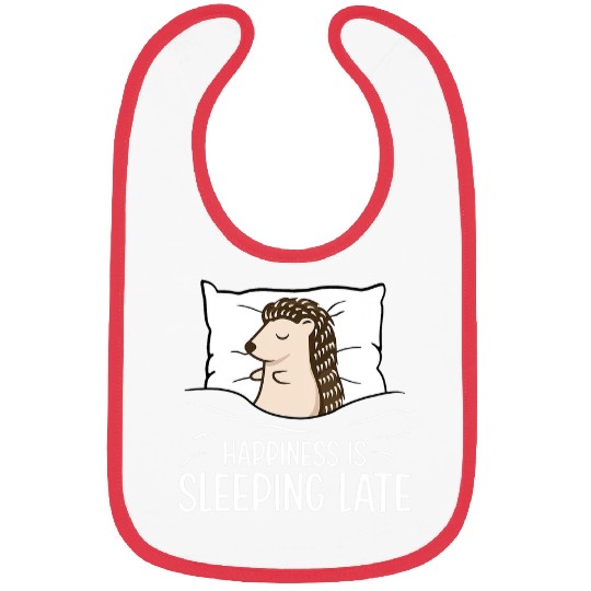 Hedgehog Pet Official Sleep Hedgehogs Pajama Napping Bibs