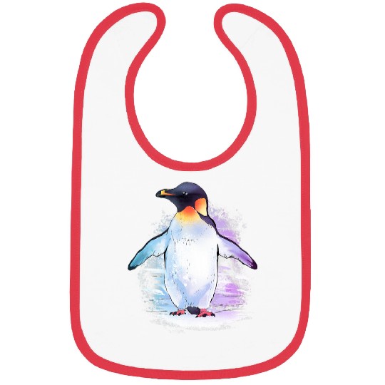 Penguin Pet Colourful Animal Print Art Bibs
