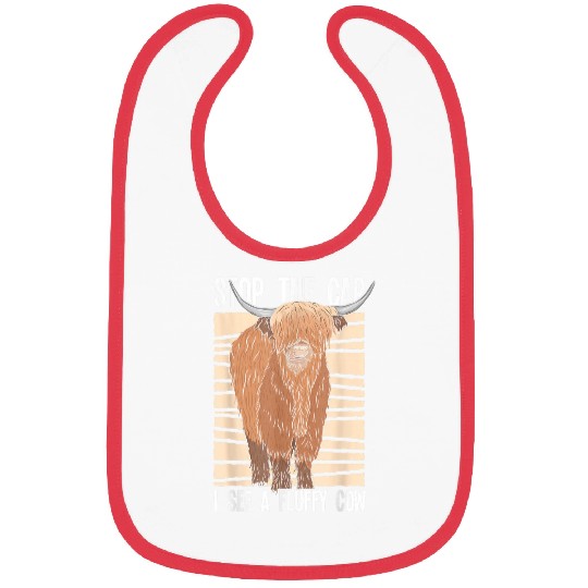 Cow Pet Scottish Highland Cow Scotland Hairy Cattle Breeder Farm 02 Bibs