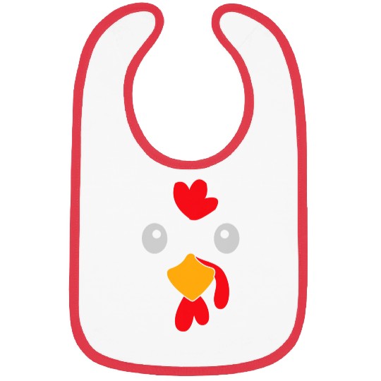 Chicken Pet Face Chicken Costume for Chicken Lovers Bibs
