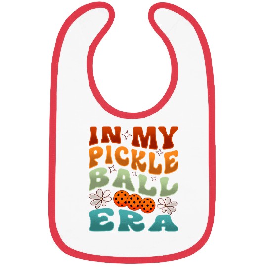 Sport Pickleball In My Pickleball Era Retro Waving Style 2 Bibs
