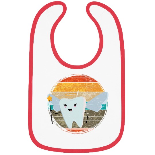 Retro Tooth Fairy Dental Assistant Bibs
