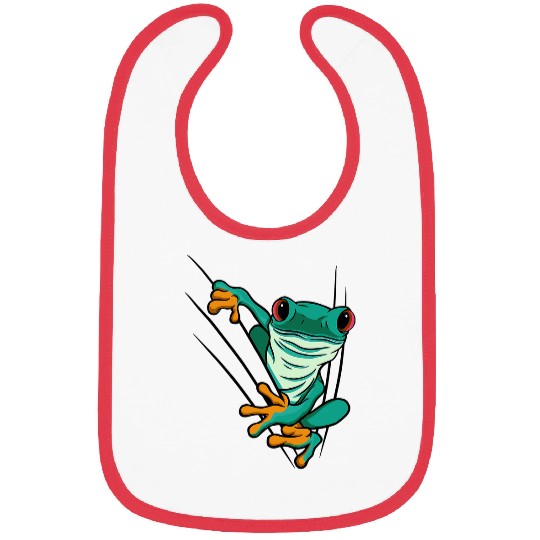 Frog Pet animal motif animal print Bibs