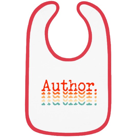 Book Fun Author Novel Book Creative Writing Retro Bibs
