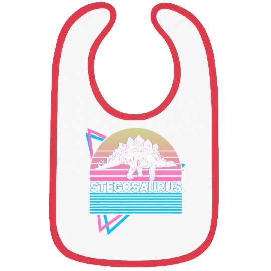 Dinosaur Pet Stegosaurus Dinosaur Retro Bibs