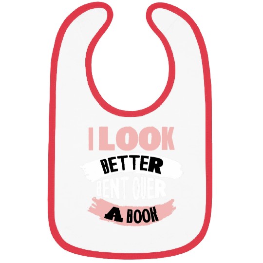 Book Fun I Look Better Bent Over A Book Avid Reader Geek Chic 8 Bibs