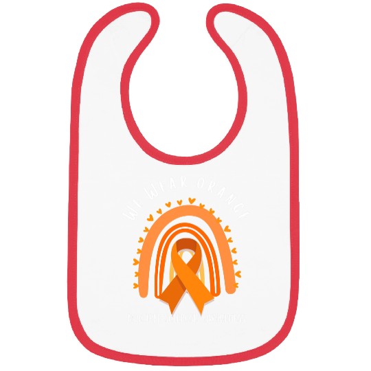 Multiple Sclerosis Ribbon We wear Orange for Multiple Sclerosis Awareness MS walk run Bibs