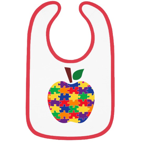 Autism Puzzle Kindness Month Kind Apple {uzzle Bibs