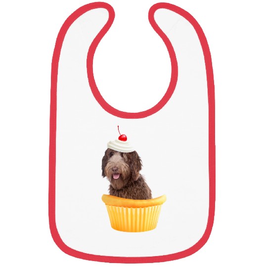 Cupcake Puppy Labradoodle Bibs