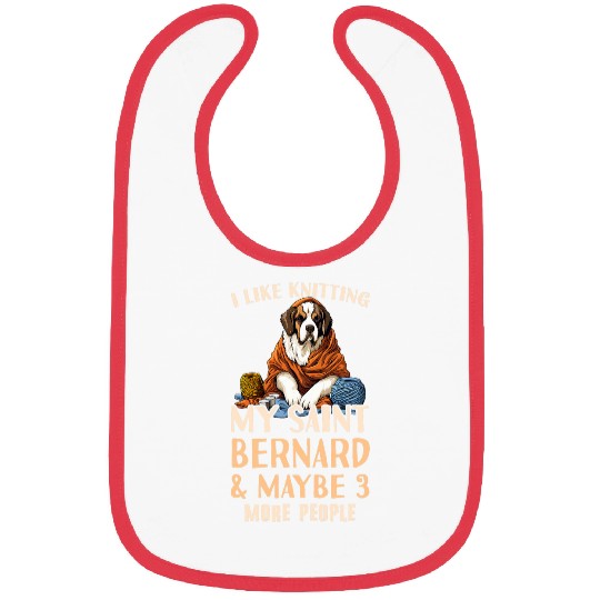 Saint Bernard Pet Mom Outfit Saint Bernard Knitting Bibs