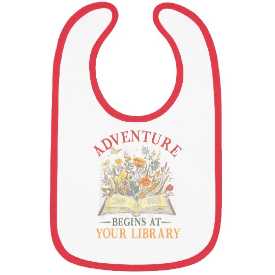 Book Fun Adventure Begins At Your Library Summer Reading 04 Flowers 1 Bibs