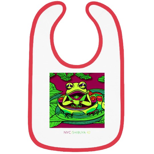 Frog Pet entertaining Frog Amphibia Bibs