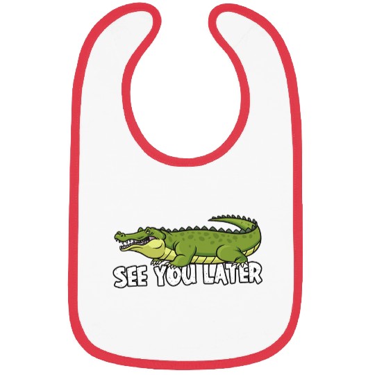 Alligator Pet See you later Alligator 21 Bibs