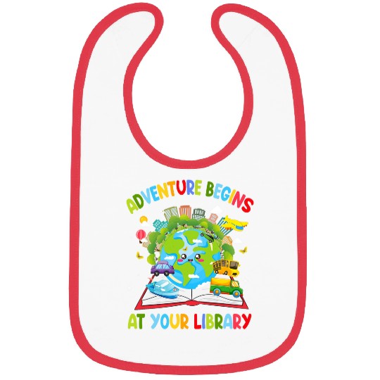 Book Fun Adventure Begins At Your Library Reading 0011 Bibs