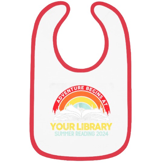 Adventure Begins At Your Library Summer Reads 2024 Vintage Bibs