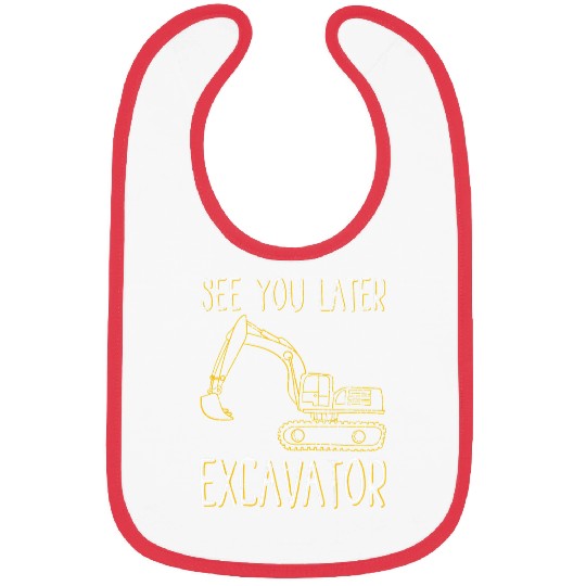 Excavator Fun Kids Construction Work Bibs