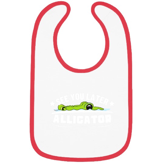 Alligator Pet See You Later Alligator 4 Bibs