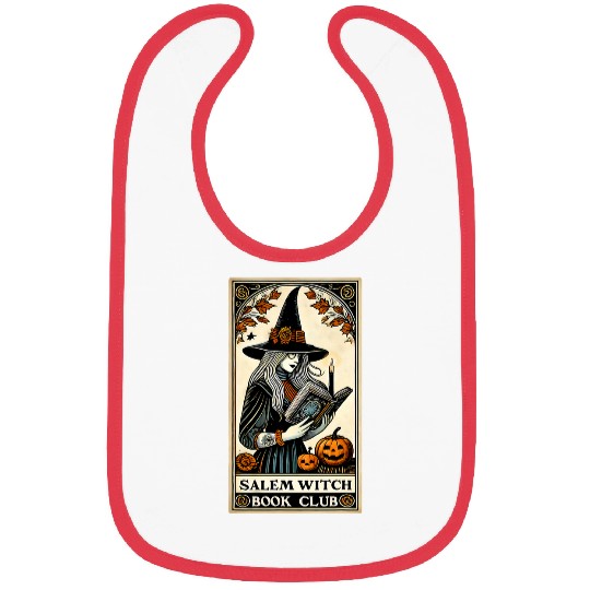 Book Fun Salem Witch Book Club Bibs