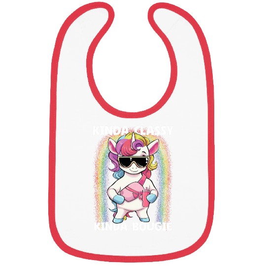 Unicorn Pet Kinda Classy Kinda Bougie Unicorn Bougie Bibs